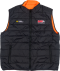 Work Reversible Vest Orange/Black - S