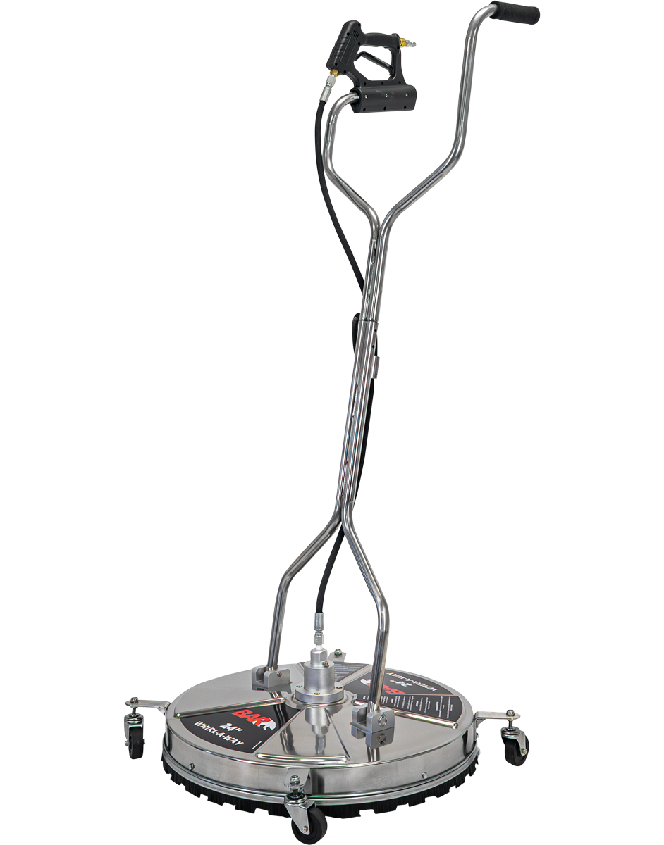 Surface Cleaner - 24" - Stainless - Professional - BE Power Equipment[125 BAR2400S]