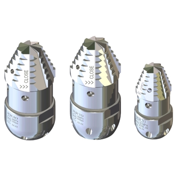 Drain Cleaning Nozzle - Rotating Head Cutter - RR-TF - PA