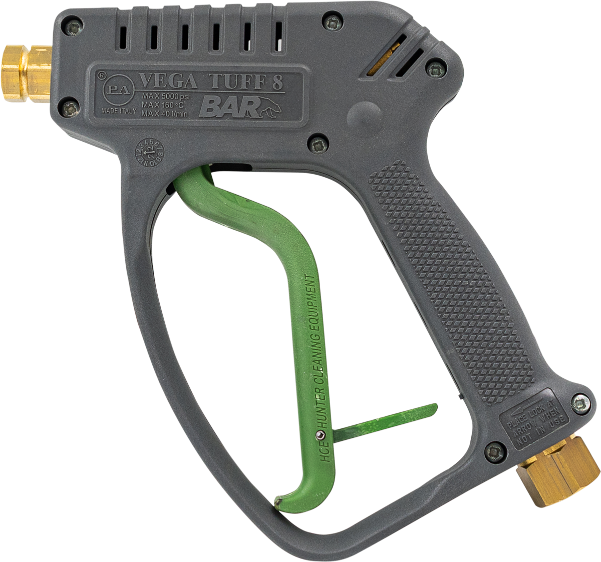 High Pressure Spray Gun - Vega Tuff 8 Deadman Trigger - BSP - Prem. - PA [145 30.2200.87]