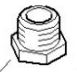 Plug, Brass 3/8" BSP, Hex 19 [145 60.0028.31]