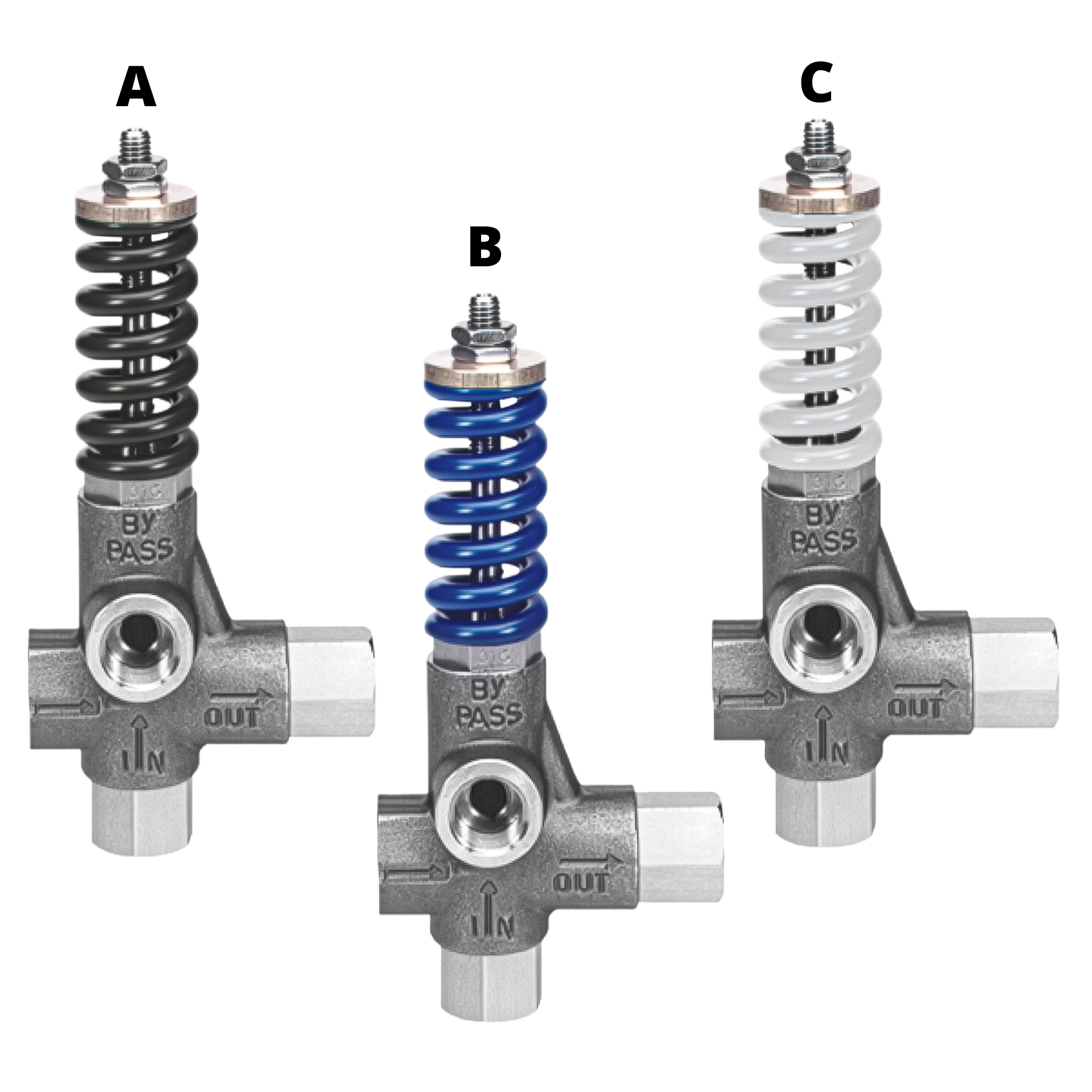 Unloader VB 80/150 - 280 - 400 - AISI 303 -Viton O-rings