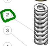 Safety Valve Spring VS350  - 4.2 x 18.4 x 56 mm Z.PL [145 60.0584.61]
