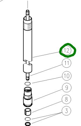 Tank Cleaning Head - Tube [145 80.0052.56]