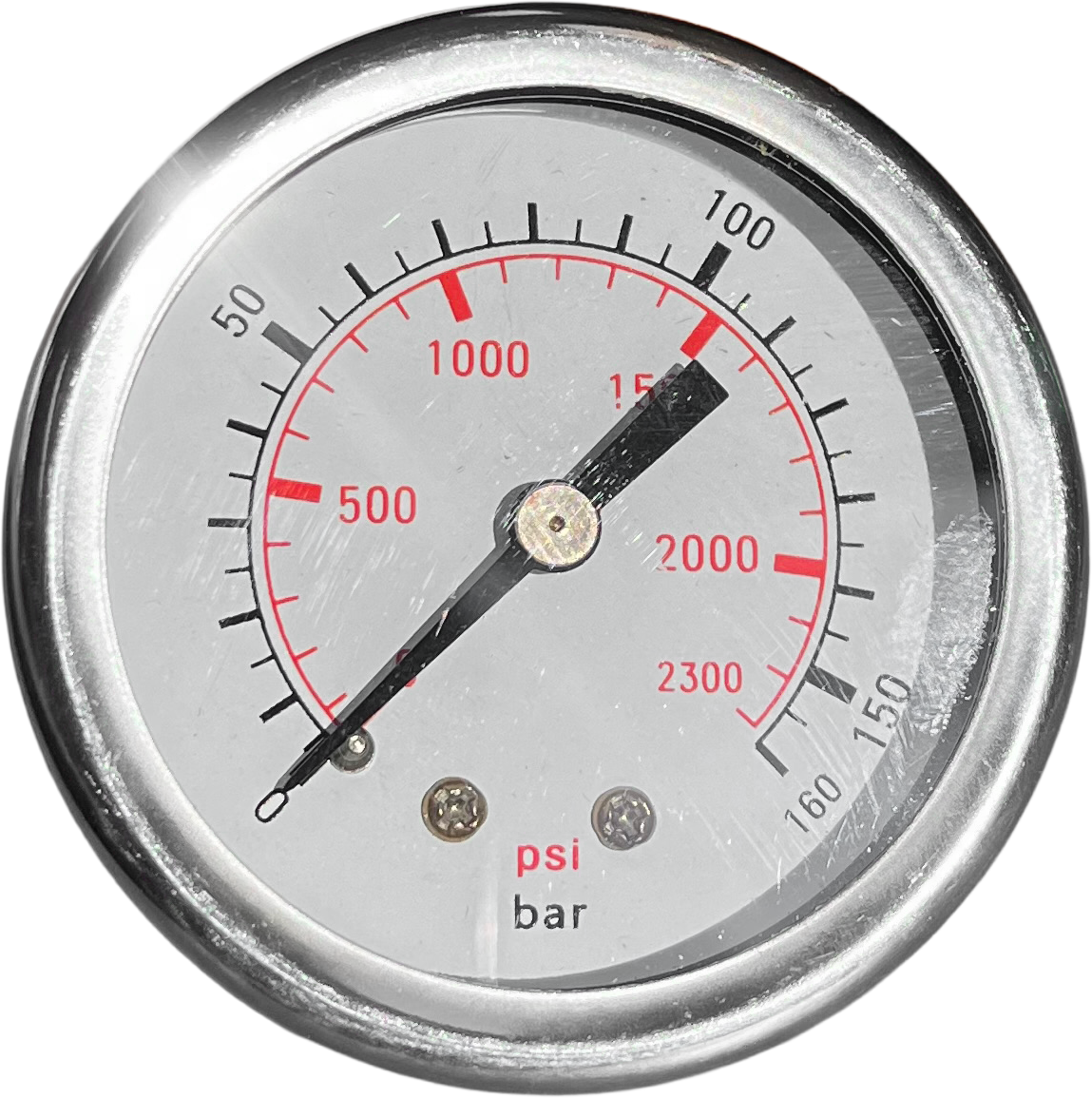 Gauge 1/4" Rear Mount 50mm S/S [147 22.0249]