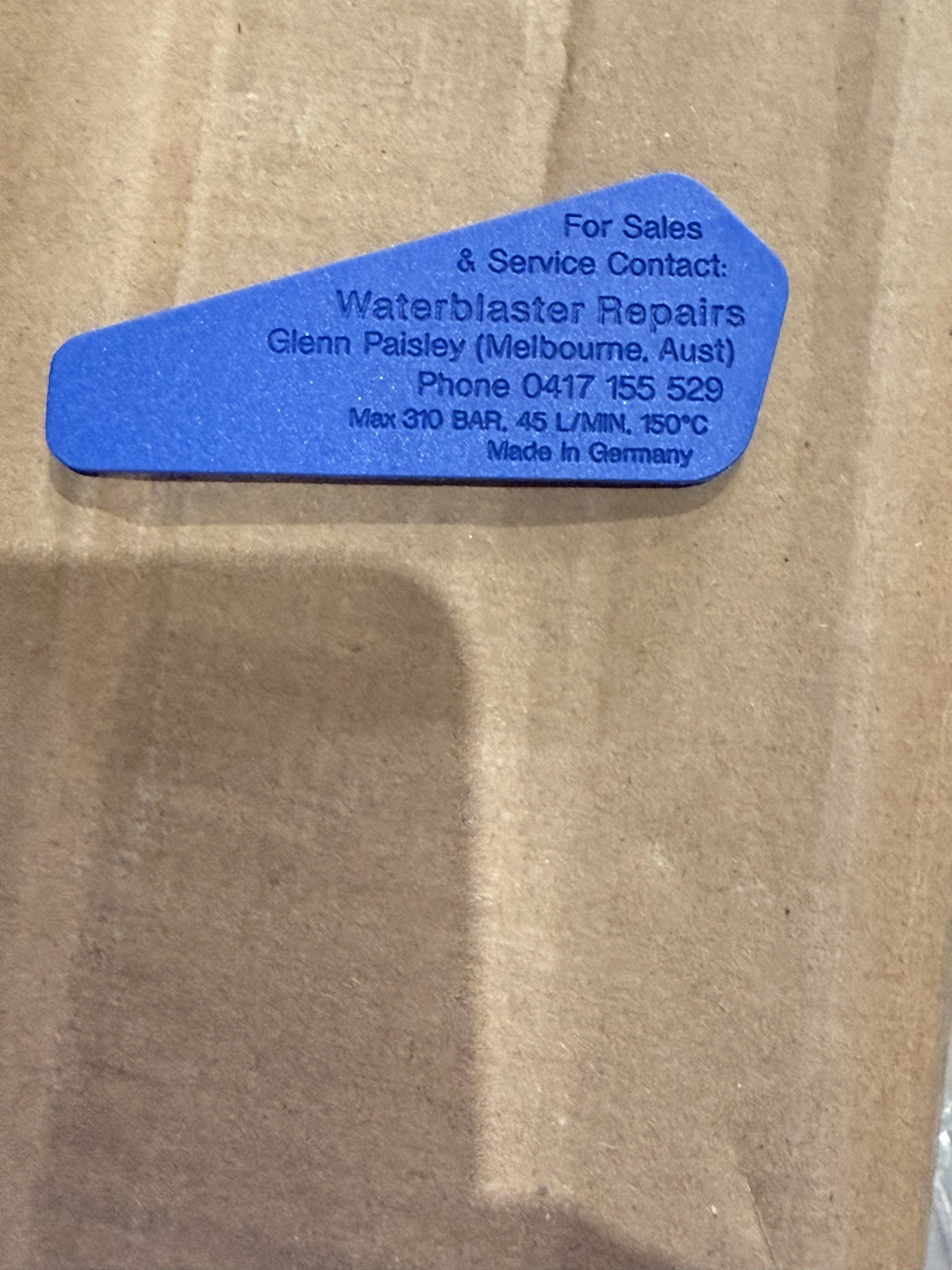 Gun Inserts - Waterblaster Rep [148 020 009 411]
