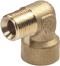 90° Elbow Sockets - Female to Male - Mecline[155 R00000309] - 1/4" BSP F, 1/4" BSP M