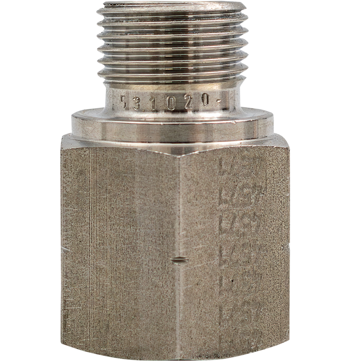 BSPP Male - NPT Female 3/8" [165 82-BTM-NPF-0606]