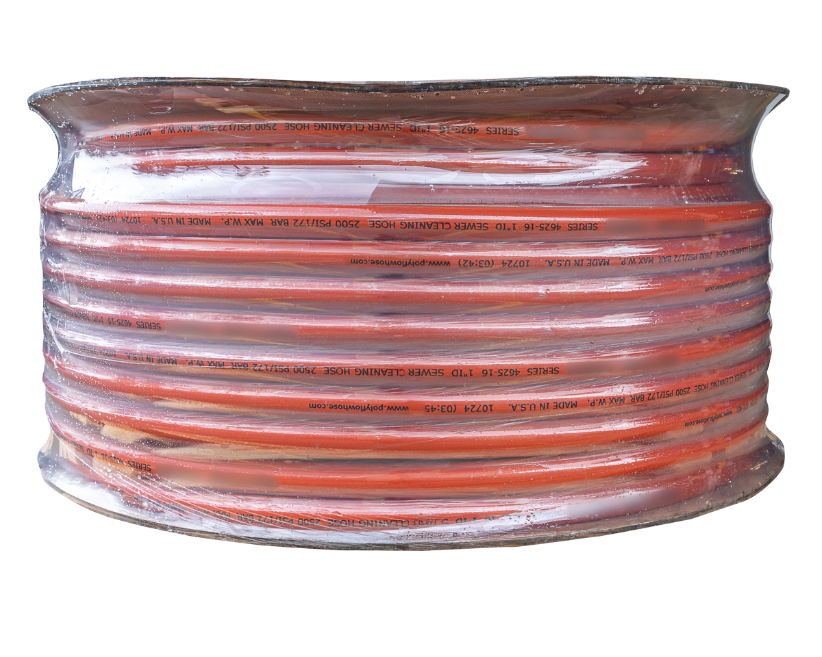 3/4" Thermoplastic Jetter Hose - Orange - 2,500 PSI[165 BARFLEX12O 061M MM]