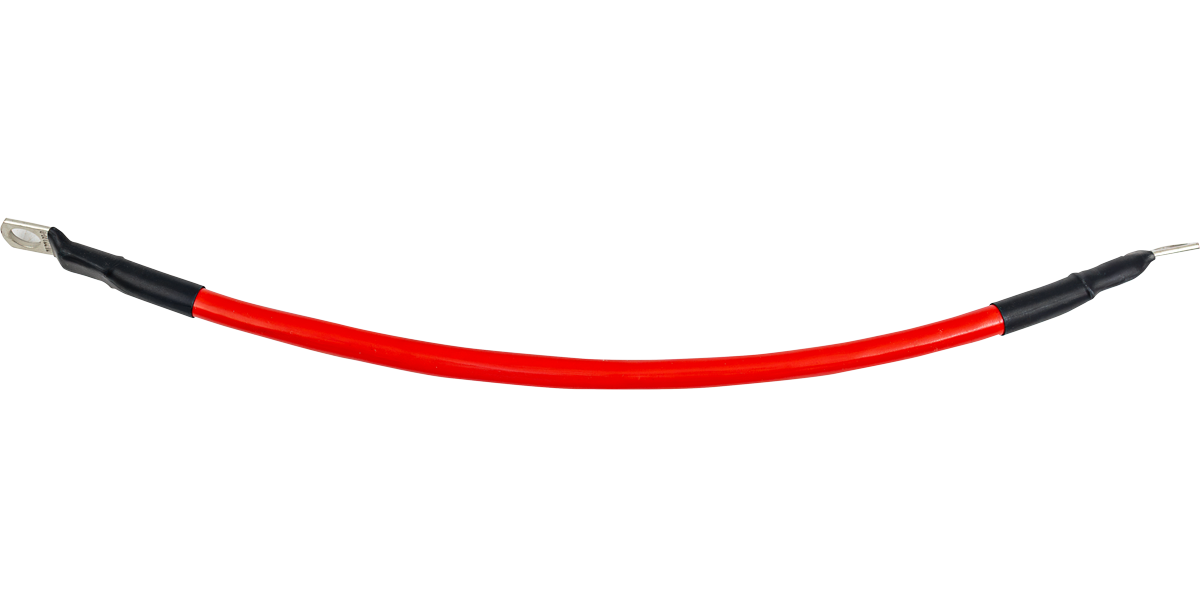 300 mm long Red  [165 BATTERY LEAD 300]