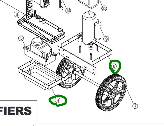 Front & Rear Chasis [165 CDS90L-04+08]