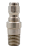 Quick Connect Plug - 1/4" BSP - Economy [165 HT8MSF-X] - 1/4" NPT F, 1/4" QC Plug