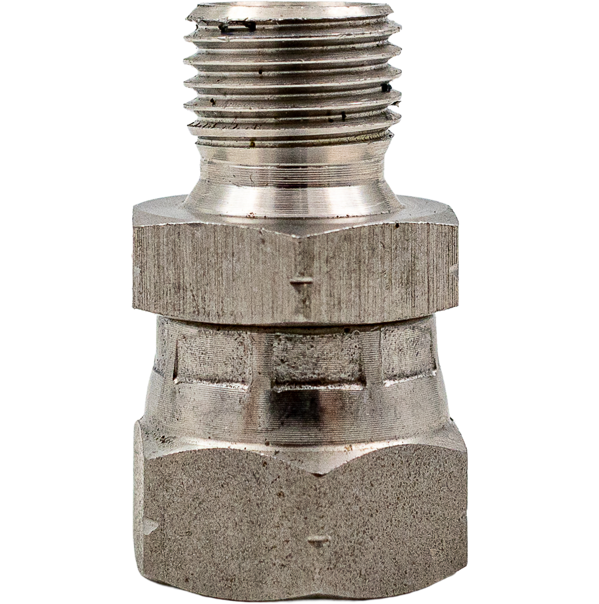 Hose Swivel Adaptor - 1/4 M x 1/4 FS [165 L2B-04SS]