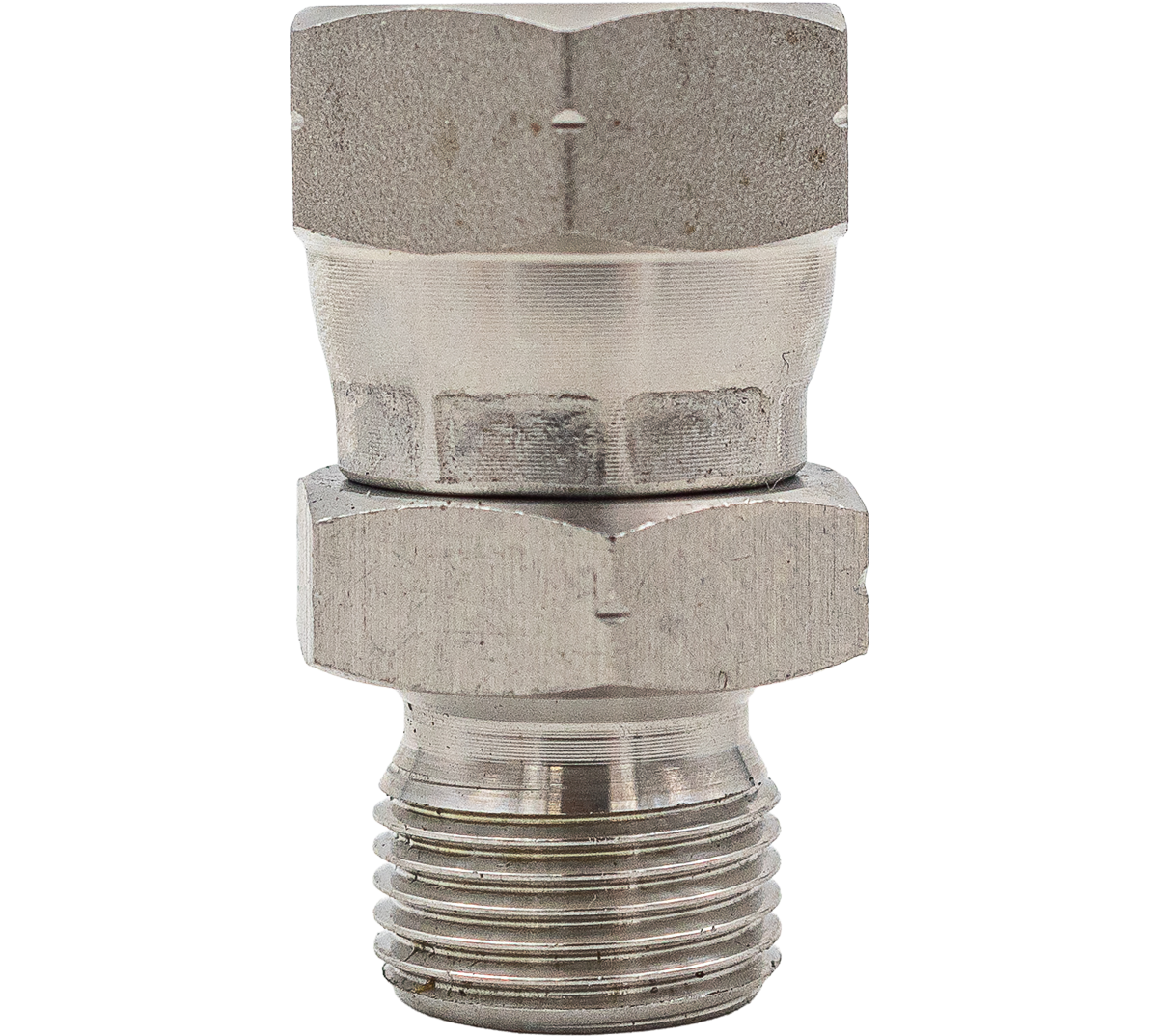 Hose Swivel Adaptor - 3/8 M x 1/2 Fs [Was 165 L2B-06-08SS] [165 L2B-06-06SS]