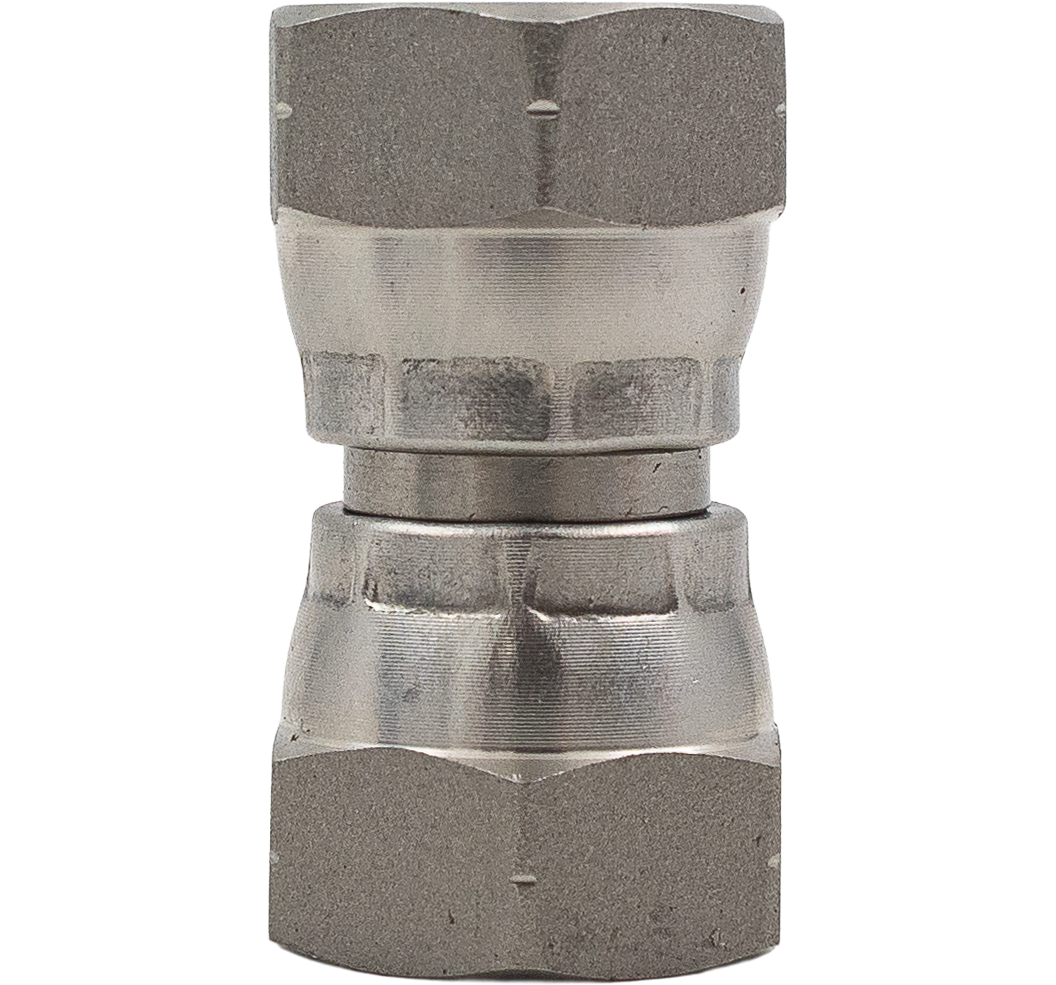 Hose Union - Straight 3/8 Fs x Fs Stainless [165 L3B-06SS]