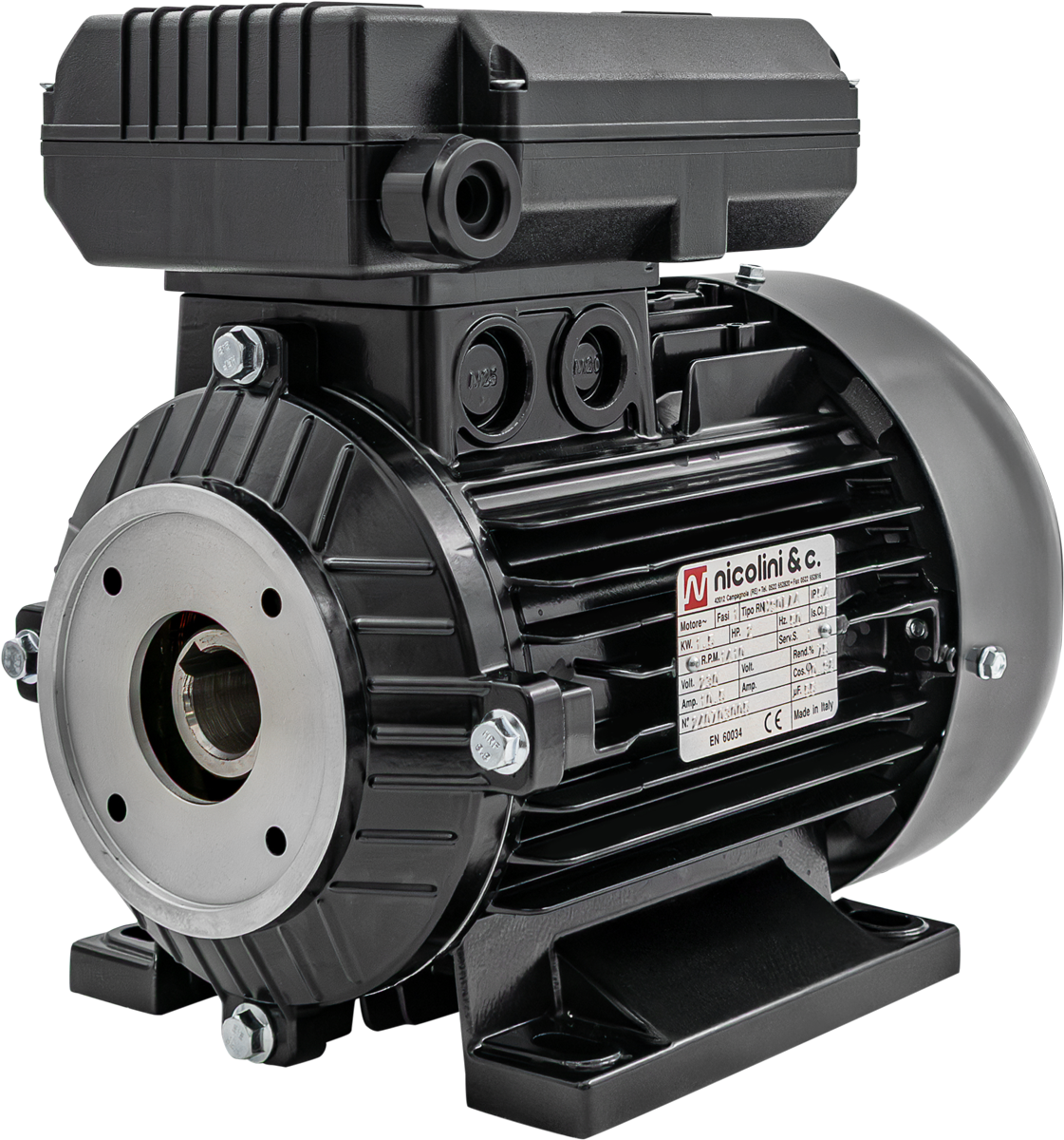 Nicolini 1.5kW Hollow Shaft c/w Switch Box and Switch [165 M40911/5IN2C7D0]