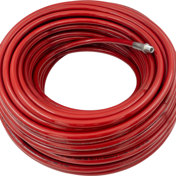 Piranha Slither 1/4 Red Hose c/w 1/4 M&F BSP ends [165 SLRD-04 60R]
