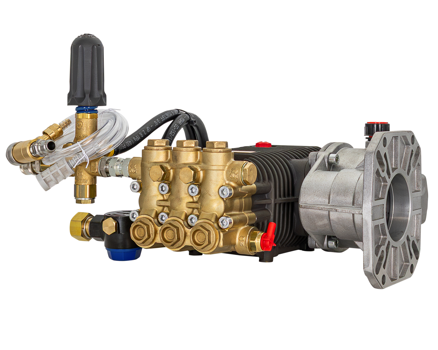Pump Assembly - Plunger - RW Series - Keyed, 1" Shaft - Comet [210 RW4040 ASSY + GEAR BOX]