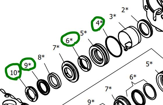 Hawk Seal Kit - Was 2600.95 [224 1.099-809.0]