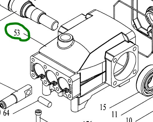 Crankcase for CAT Pump [225 48617]