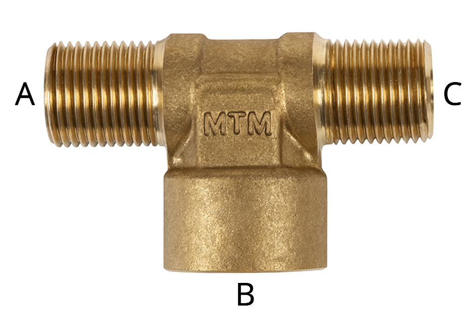 Tee MFM 3/8" (BLxx) [147 1206060128]