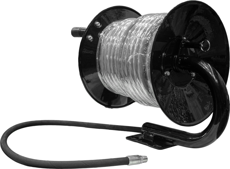 Hose reel with 30m Grey Hose [125 85.402.002-HR2-38G-30M]