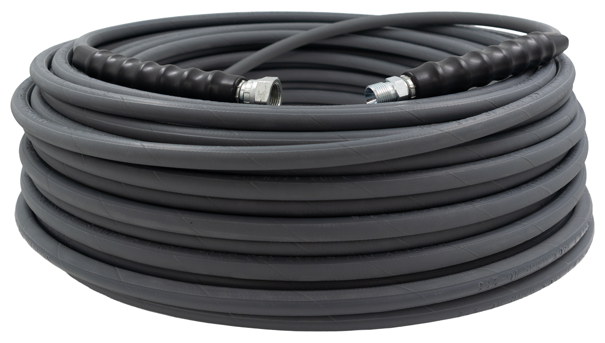 1/4” R1 Wire Hose – Grey – 4,000 PSI – Lenflex