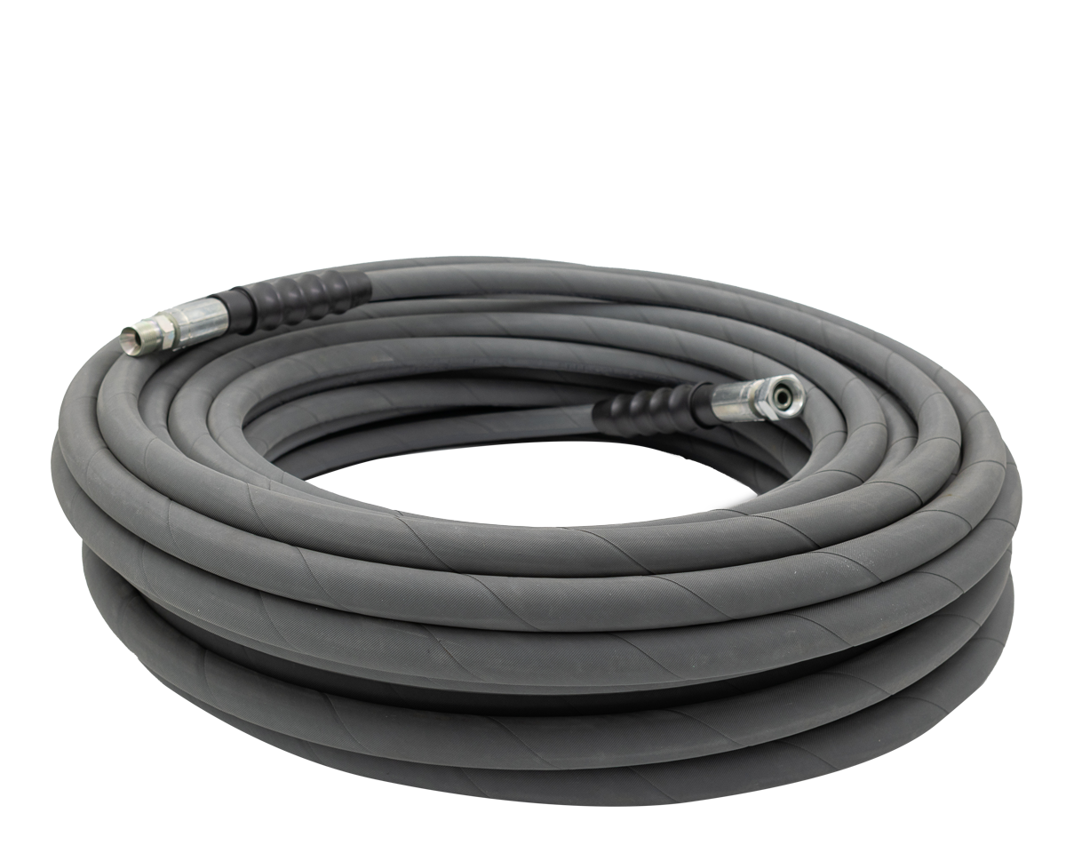 3/8” R2 Wire Hose – Grey Wrap