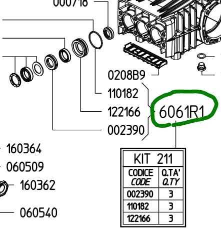 Udor Seal Kit BKD [226 606 1R1]