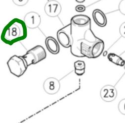 3/8M Brass Banjo Bolt [145 60.0807.31]