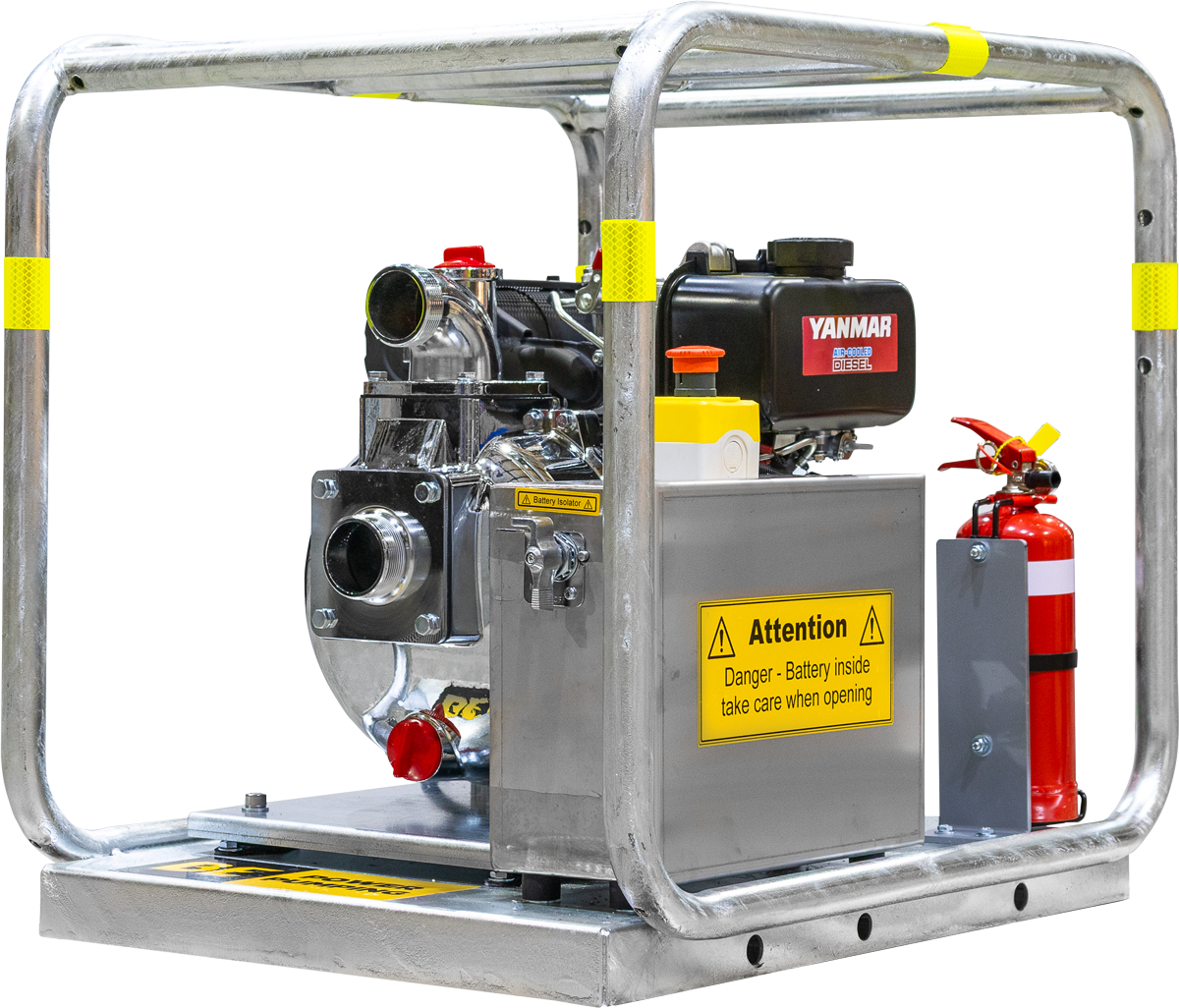 2" BSP Open Water Transfer Pump - Mine Spec Version[124 WD20480-YEJMP MINE]