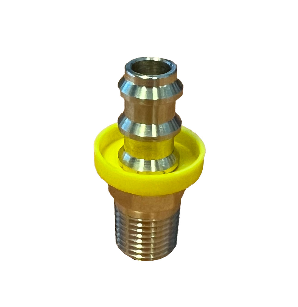 Hose Barb 1/4" BSP x  3/8" Barb [125 85.804.019]