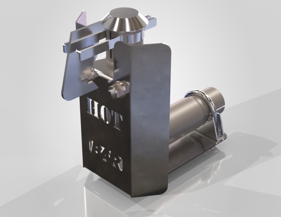 Kit for Heat Shield and Exhaust (GX690/800) [125 85.804.502]