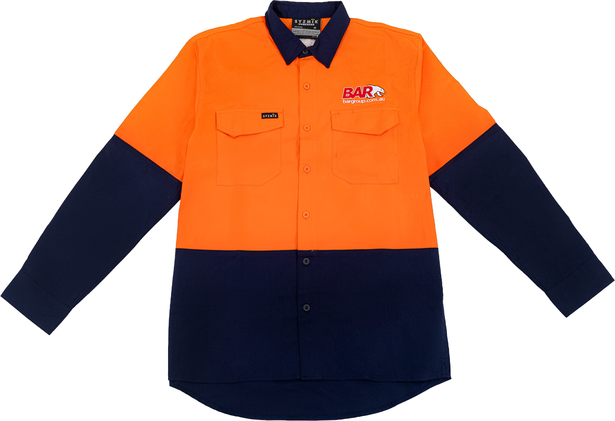 BAR Hi Vis Drill Shirt L/S
