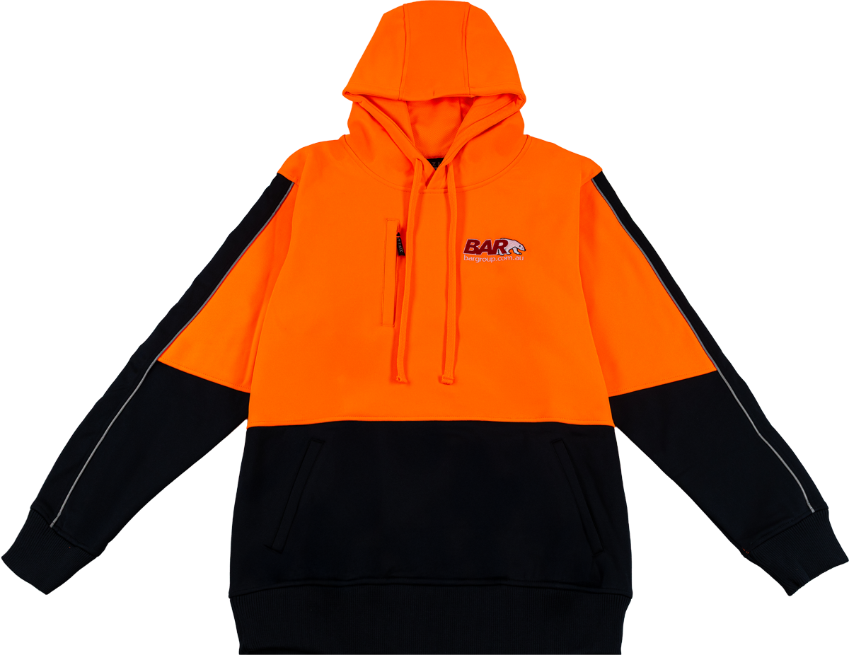 BAR Hi Vis Hooded Jumper