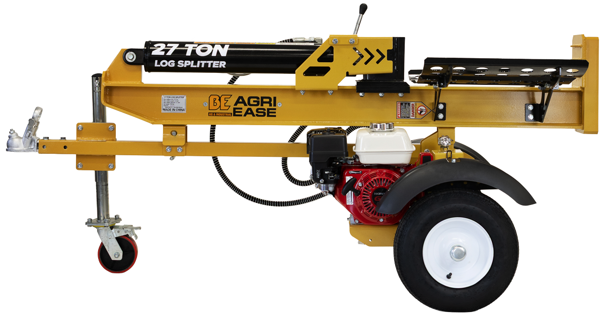 BE AgriEase 27 Ton Horizontal/Vertical Petrol Log Splitter, Electric Start With Honda GX200 6.5 HP [126 LS27HV-HE]