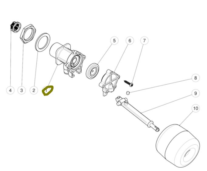 Front Seal  RGP Float valve [145 29.0151.21]