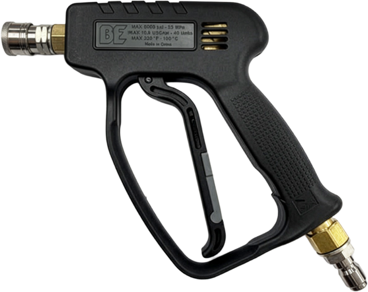 High Pressure Short Trigger Gun C/w S/S Quick Connect Ends - BE [Was 155 4018000143 ST] [155 4018000145]