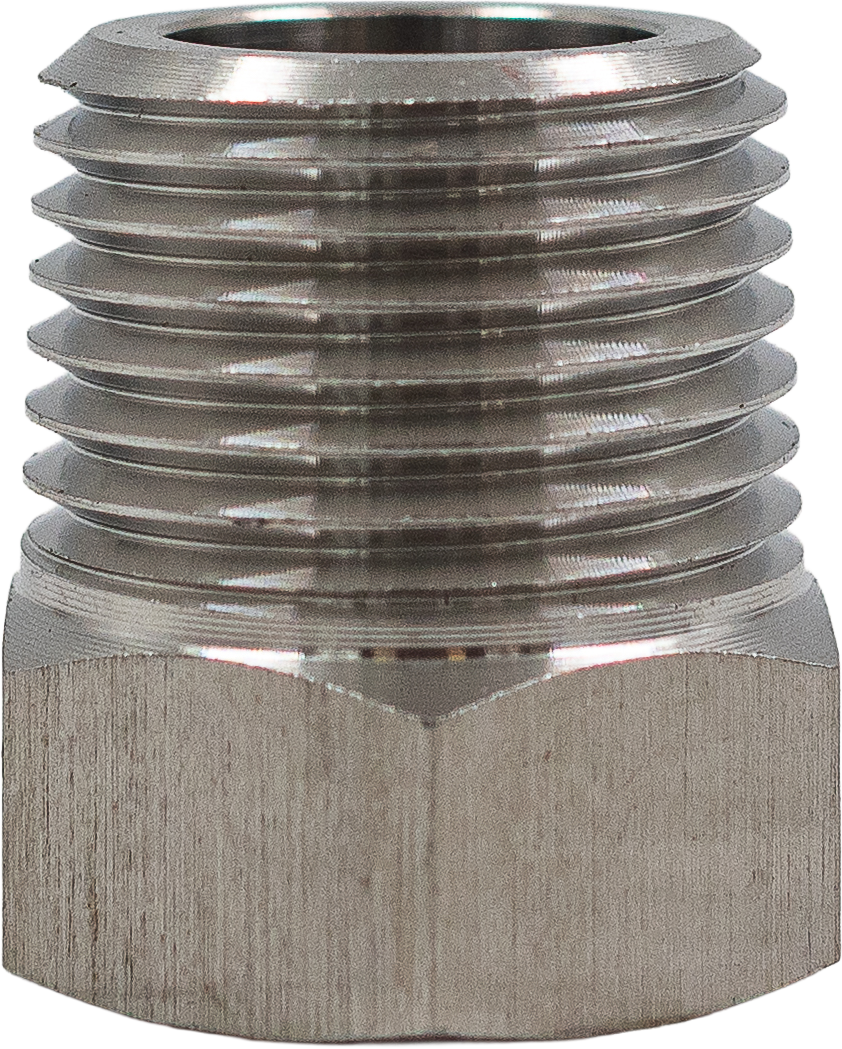 Fitting - Reducer for 1/2" NPT M x 3/8" BSPP F [165 1001.2401.00-15]