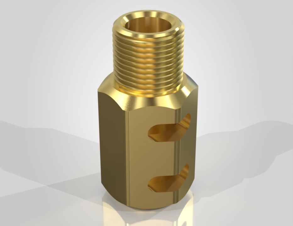 Water Diffuser Fitting 3/8 M BSPT [125 85.804.542]