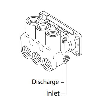 CAT Pump Manifold NAB for 1057 Pump [225 46706]