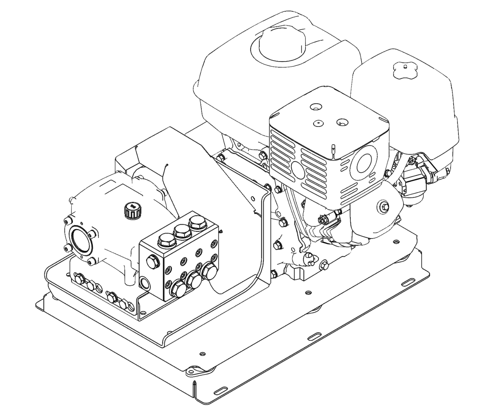 Compact Tooth Belt Drive Petrol Pressure Cleaner MTP[120 BAR3013HT-HIB]